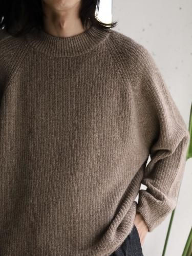 ほしさん、専用　カシミヤ茶 MITTAN 無染色ローカシミヤセーター - 原毛茶 - PURAS