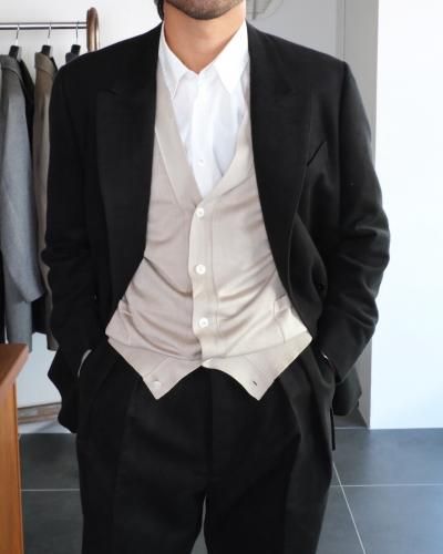 NEAT Luxury Moleskin Paul Jacket - BLACK - PURAS