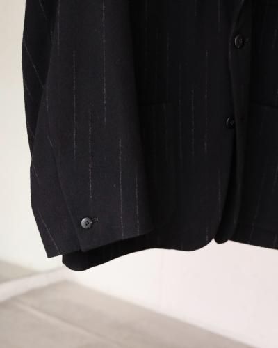 YOKO SAKAMOTO OVERSIZED JACKET - STRIPE - PURAS