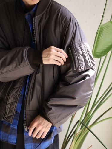 SEVEN BY SEVEN INSULATION MA-1 BLOUZON - GRAY - PURAS