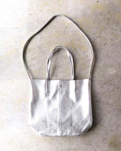 Morphee 3WAY MIDIUM TOTE（M size）- SILVER - PURAS