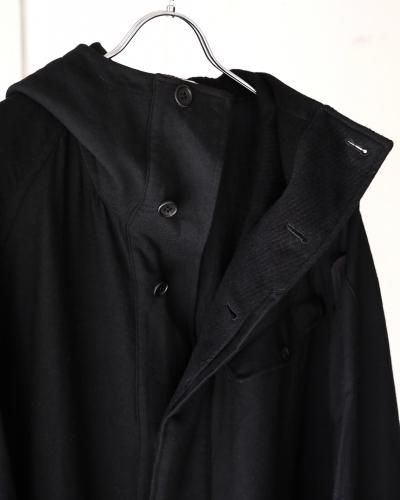 TOHNAI PARKA COAT - BLACK - PURAS