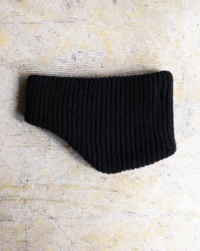 roundabout Knit Hair Band - BLACK - PURAS