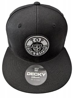 <img class='new_mark_img1' src='https://img.shop-pro.jp/img/new/icons1.gif' style='border:none;display:inline;margin:0px;padding:0px;width:auto;' />TOPNATION SINCE97 <br>SNAPBACK CAP<br>(BLACK)