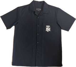 TOPNATION<br>OPEN NECKED SHIRT<br>(NAVY)