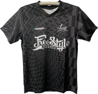 FREESTYLE SESSION<br>25 YEAR ANNIVERSARY<br>FOOTBALL SHIRTS<br>(BLACK)