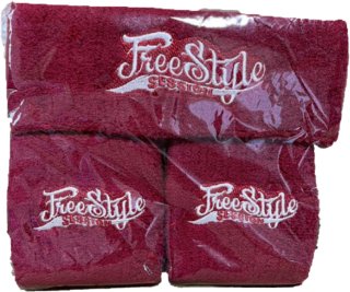 FREESTYLE SESSION<br>WRISTBAND SET<br>(MAROON)