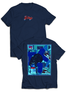 Freestyle Session X 2NES Collab<br>FREEZE T-SHIRT (Navy Blue)
