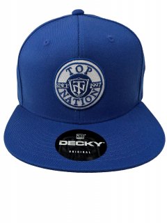 <img class='new_mark_img1' src='https://img.shop-pro.jp/img/new/icons1.gif' style='border:none;display:inline;margin:0px;padding:0px;width:auto;' />TOPNATION SINCE97 <br>SNAPBACK CAP<br>(BLUE)