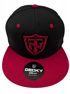 <img class='new_mark_img1' src='https://img.shop-pro.jp/img/new/icons1.gif' style='border:none;display:inline;margin:0px;padding:0px;width:auto;' />TOPNATION SHIELD<br>SNAPBACK CAP<br>(BLACK/RED)