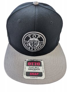 <img class='new_mark_img1' src='https://img.shop-pro.jp/img/new/icons1.gif' style='border:none;display:inline;margin:0px;padding:0px;width:auto;' />TOPNATION SINCE97 <br>SNAPBACK CAP<br>(BLACK/GREY)