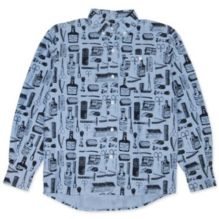 7UNION  BARBER SHIRTS　(BLUE)<img class='new_mark_img2' src='https://img.shop-pro.jp/img/new/icons20.gif' style='border:none;display:inline;margin:0px;padding:0px;width:auto;' />