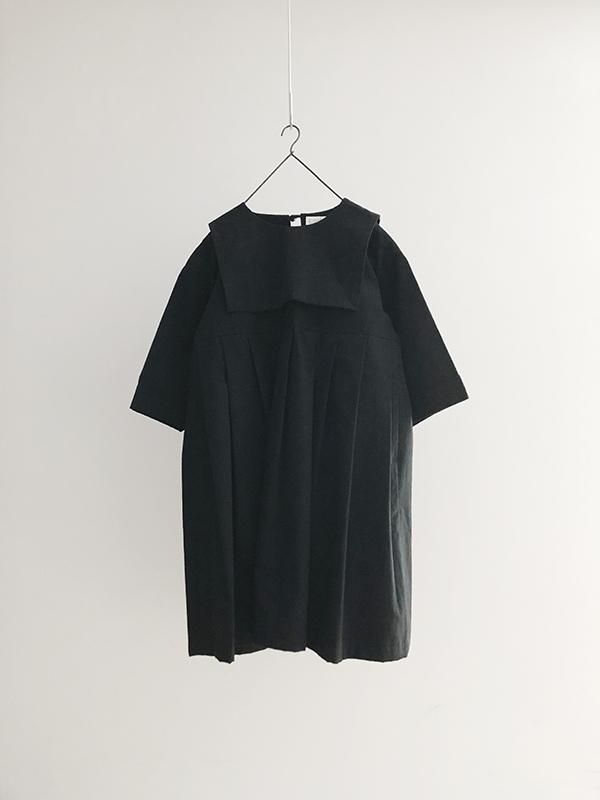 [ƥ]ceremony collection/kids sailor collar dress/black