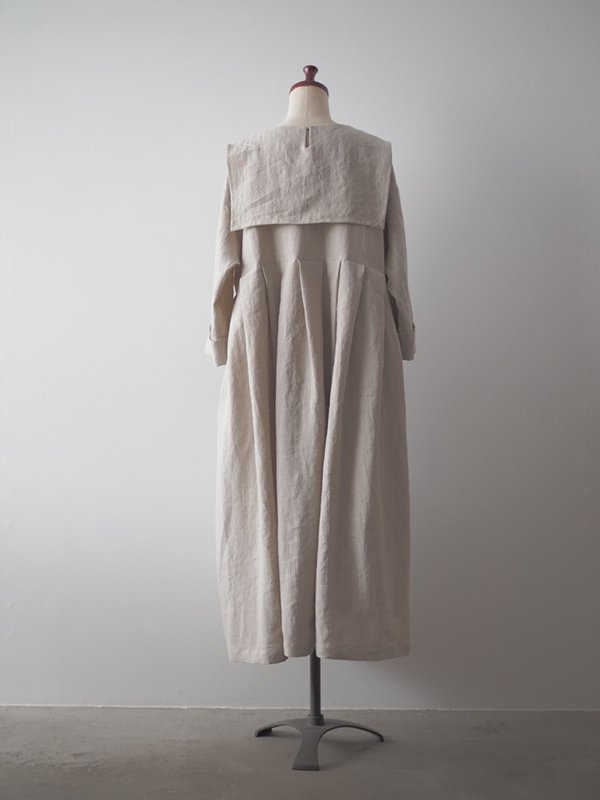 sample sale]30%off Linen sailor collar dress/kinari(2サイズ) - kashuka