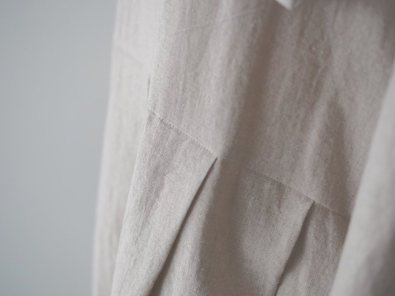 Linen sailor collar dress/kinari(2サイズ) - kashuka