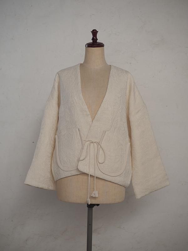 <img class='new_mark_img1' src='https://img.shop-pro.jp/img/new/icons23.gif' style='border:none;display:inline;margin:0px;padding:0px;width:auto;' />[sample sale]30%off No collar jacket