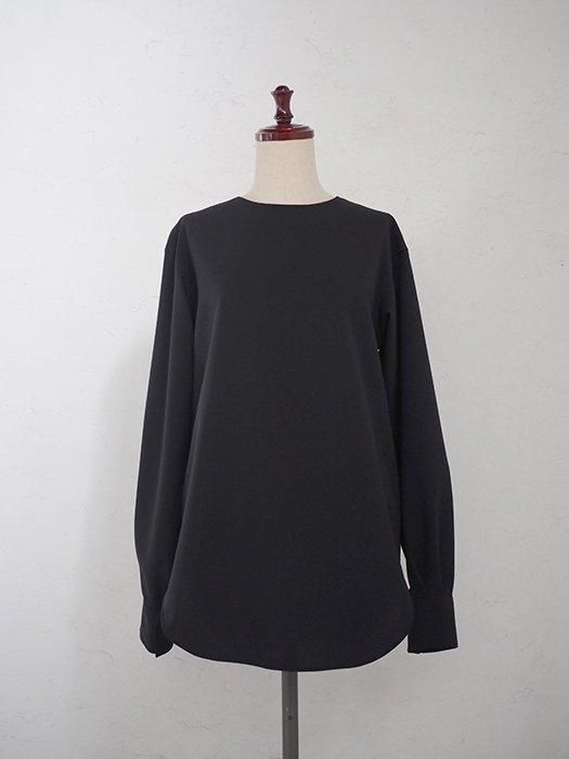 [¨Ǽ]Back button blouseblack