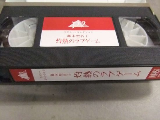 藤本聖名子 「灼熱のラブゲーム」 1991年 大陸書房 国内正規 セル品 VHS