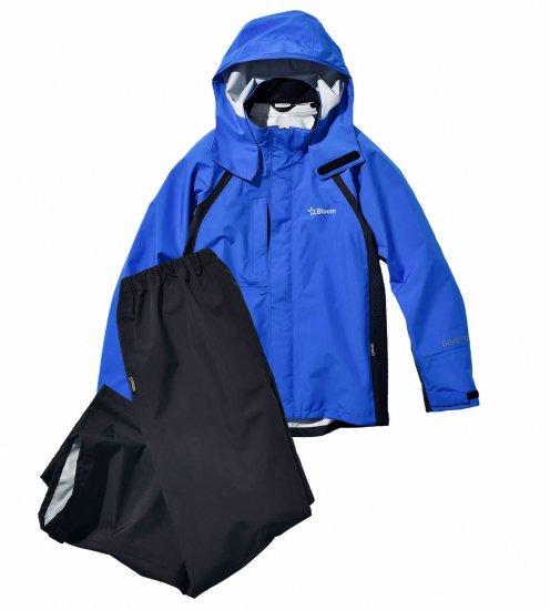 ゴアテックス GORETEX Bloomウェア 上下セット Mサイズ ロイヤルブルー