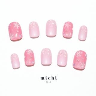 ネイルチップ・付け爪 jam_8_sub N125》既成ネイルチップ24枚セット 海外デザイン 斜めフレンチ