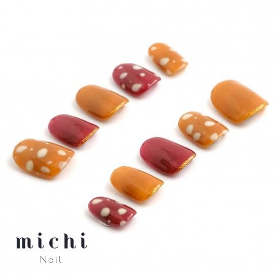 キャメル×箔 ネイルチップ d66f965d21b2dfd6d603f17ea4b19d