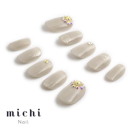 大人のシンプルネイル- ネイルチップ(つけ爪)専門店ミチネイル