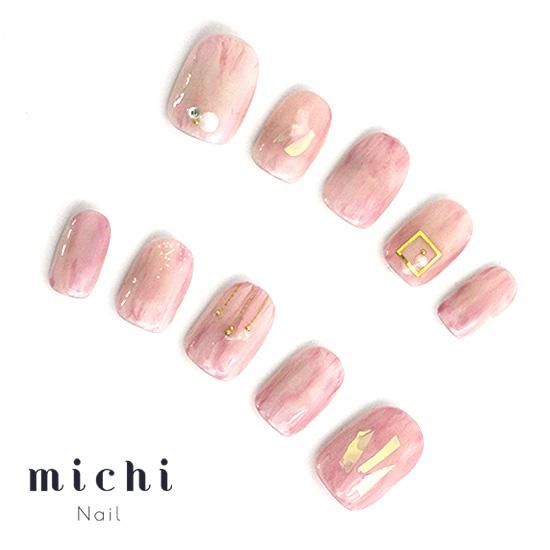 ピンクニュアンス ネイルチップ ネイルチップ 春ネイル ニュアンスネイル ラメ ピンク シェル