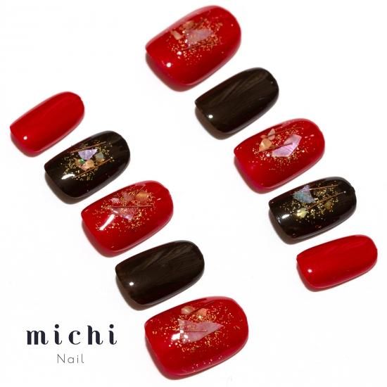 大人なチョコレートネイル(ダークチョコ)- ネイルチップ(つけ爪)専門店