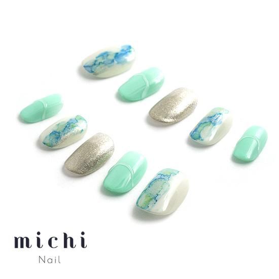 にじみニュアンスネイル- ネイルチップ専門店ミチネイル