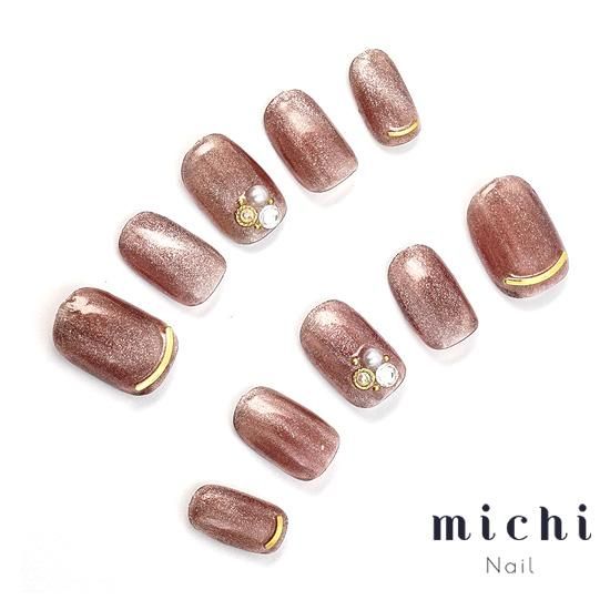 ピンクギャラクシーネイル - ネイルチップ専門店ミチネイル