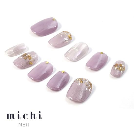 春カラーシンプルニュアンスネイル- ネイルチップ専門店ミチネイル