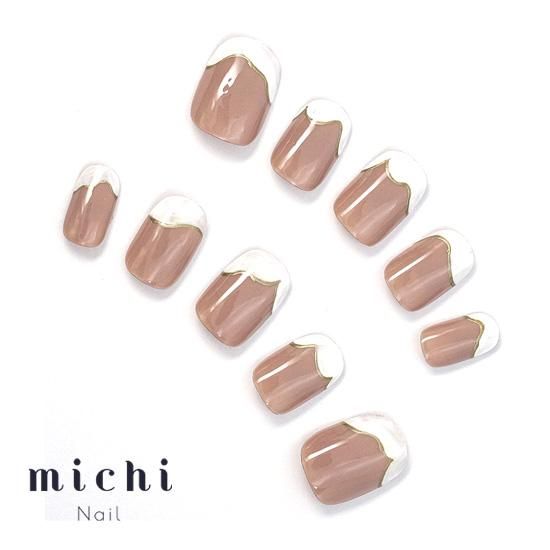 海外セレブフレンチ- ネイルチップ専門店ミチネイル