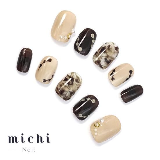 カフェオレネイル- ネイルチップ専門店ミチネイル