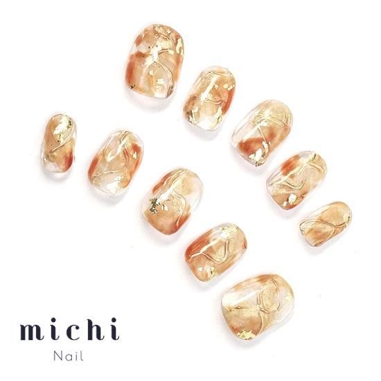 キャラメルマキアートネイル- ネイルチップ専門店ミチネイル