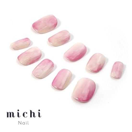 じゅわっと熟れ桃ネイル- ネイルチップ専門店ミチネイル
