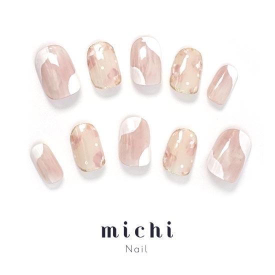 35))ホワイトネイル ネイルチップ フレンチガーリー ホログラム 囲みネイル M's:☾⋆゜【ネイルチップ販売】のネイルデザイン[No.8994482