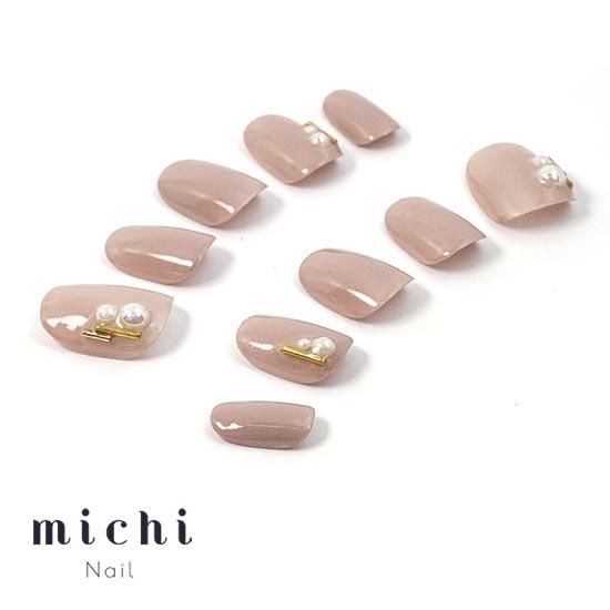 ネイルチップ　ニュアンスネイル　フレンチネイル　ワンカラー　ベージュ　上品 ネイルチップ 8655 オーク ピンク ベージュ 現品 ニュアンス 結婚式