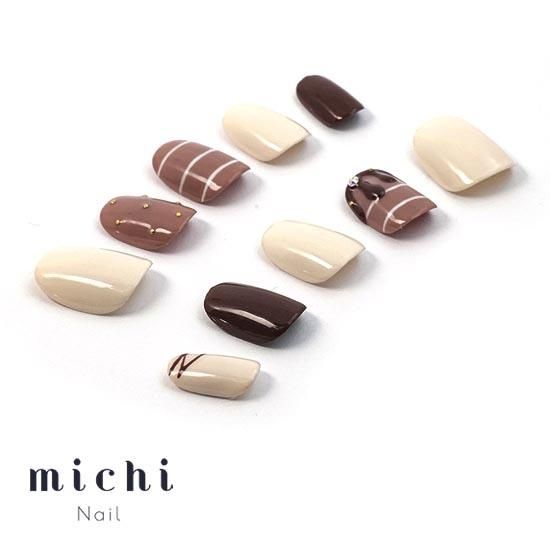 とろ～りチョコネイル- ネイルチップ専門店ミチネイル