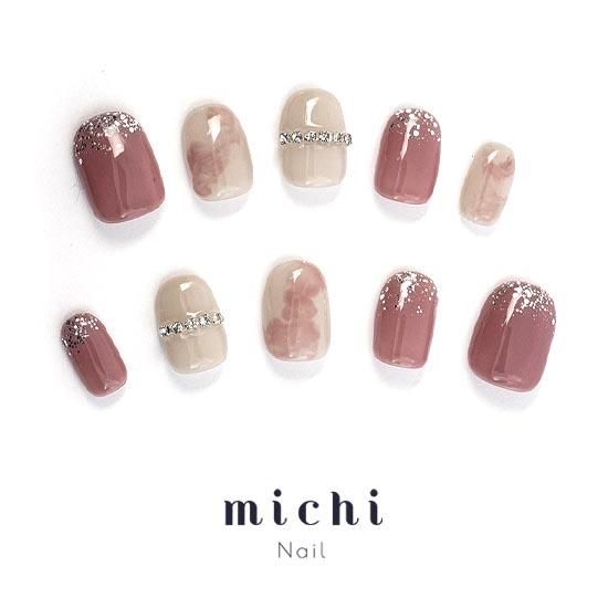 リング風のアクセサリーネイル- ネイルチップ専門店ミチネイル