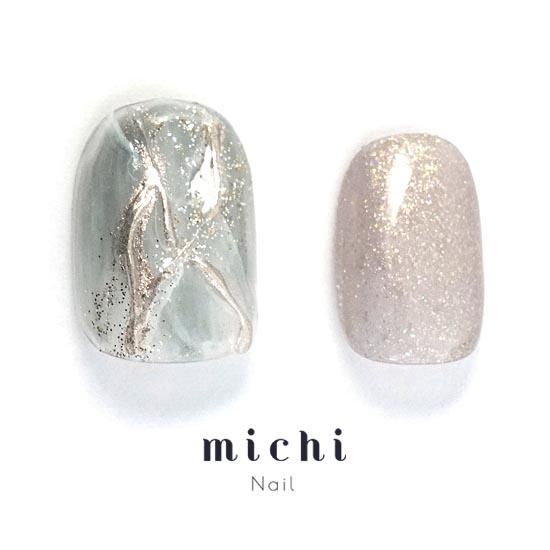 ニュアンス天然石ネイル- ネイルチップ専門店ミチネイル