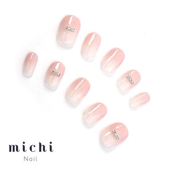 み。様　オーダー　ネイルチップ　ニュアンスネイル　ワンホンネイル シアーシンプルワンホンネイル- ネイルチップ専門店ミチネイル