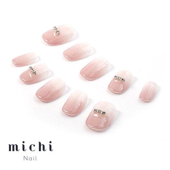 ちゅるん　シアーネイル　リボン　ネイルチップ　おなまえ 現品ネイルチップ チェックネイル ちゅるんネイル リボンネイル