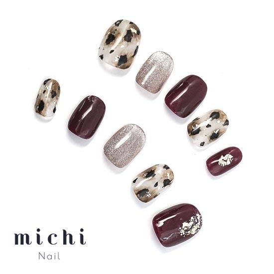 大人っぽレオパードネイル- ネイルチップ専門店ミチネイル