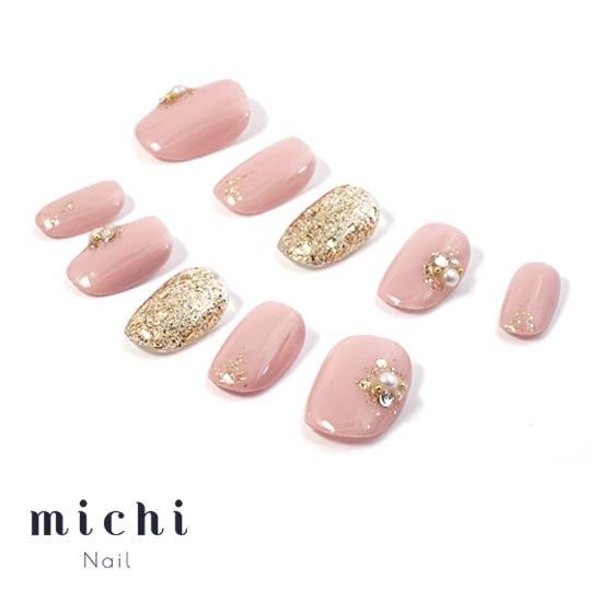 大人かわいいシンプルネイル- ネイルチップ専門店ミチネイル
