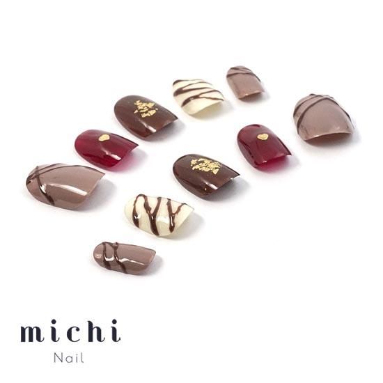 チョコ。 ネイルチップ チョコレートネイル- ネイルチップ専門店ミチネイル