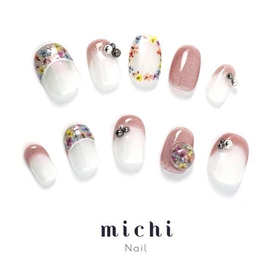 マグネットフラワーネイル- ネイルチップ専門店ミチネイル