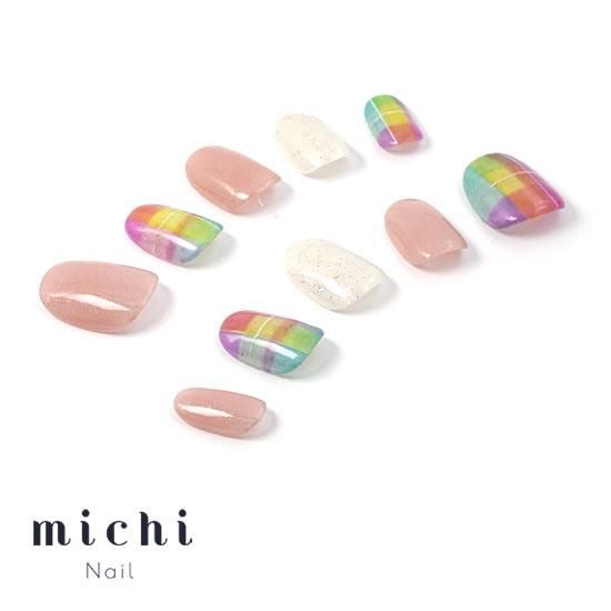 カラフルマドラスチェックネイル- ネイルチップ専門店ミチネイル