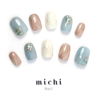 No.331　ネイルチップ　ジェルネイル　シェル　 　ニュアンス　キラキラ　夏 No.331 ネイルチップ ジェルネイル シェル ニュアンス キラキラ