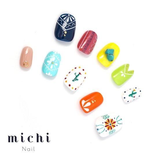 カラフルメキシカンネイル- ネイルチップ専門店ミチネイル