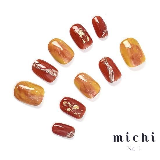 ネイルチップ テラコッタ ニュアンス ちゅるん うるうる ネイルチップオーダー 2b209e45e3bdd9cd53135610620294